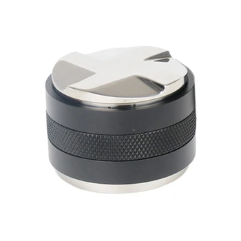 

5m Adjustable 304 Stainless Steel Coffee Espresso Tamper Convex Four Angled Slopes Base Thread Distribution Tools