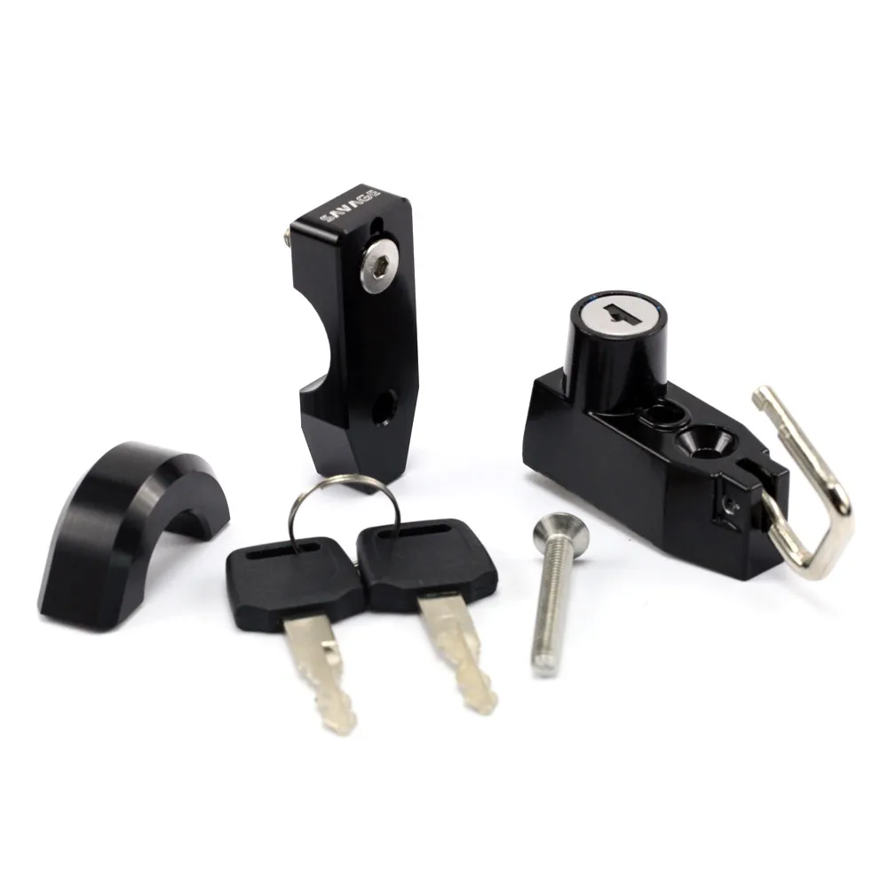25mm Handlebars Helmet Lock HONDA SUZUKI YAHAMA KAWASAKI (2)
