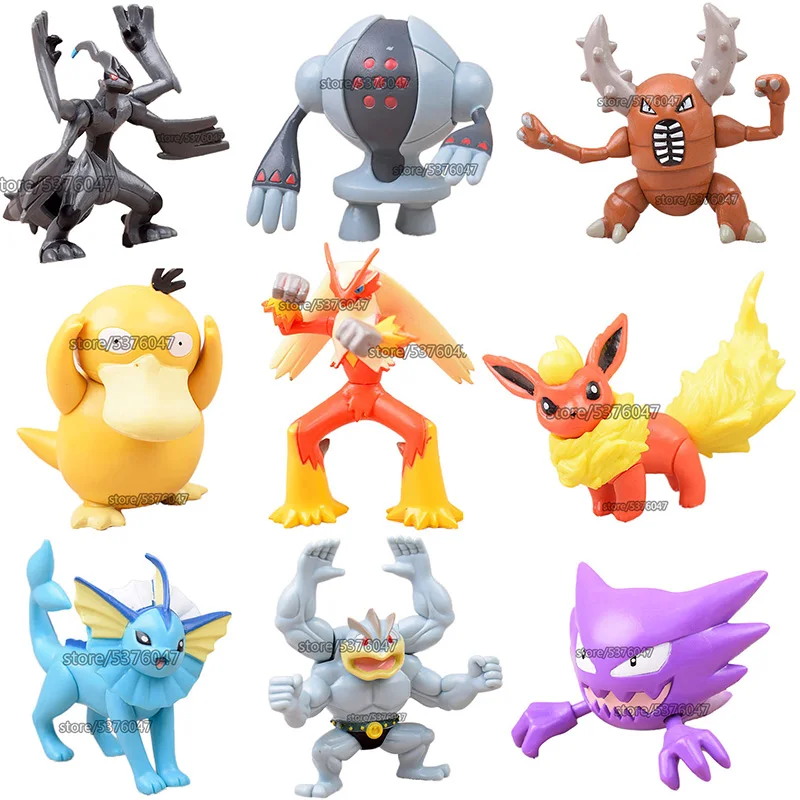Sun & Moon Solgaleo Gengar Hetter Blaziken Machamp Arceus Pinsir Zekrom Action Figure Giocattoli Anime Pokemon Figure Toy Dolls Regalo