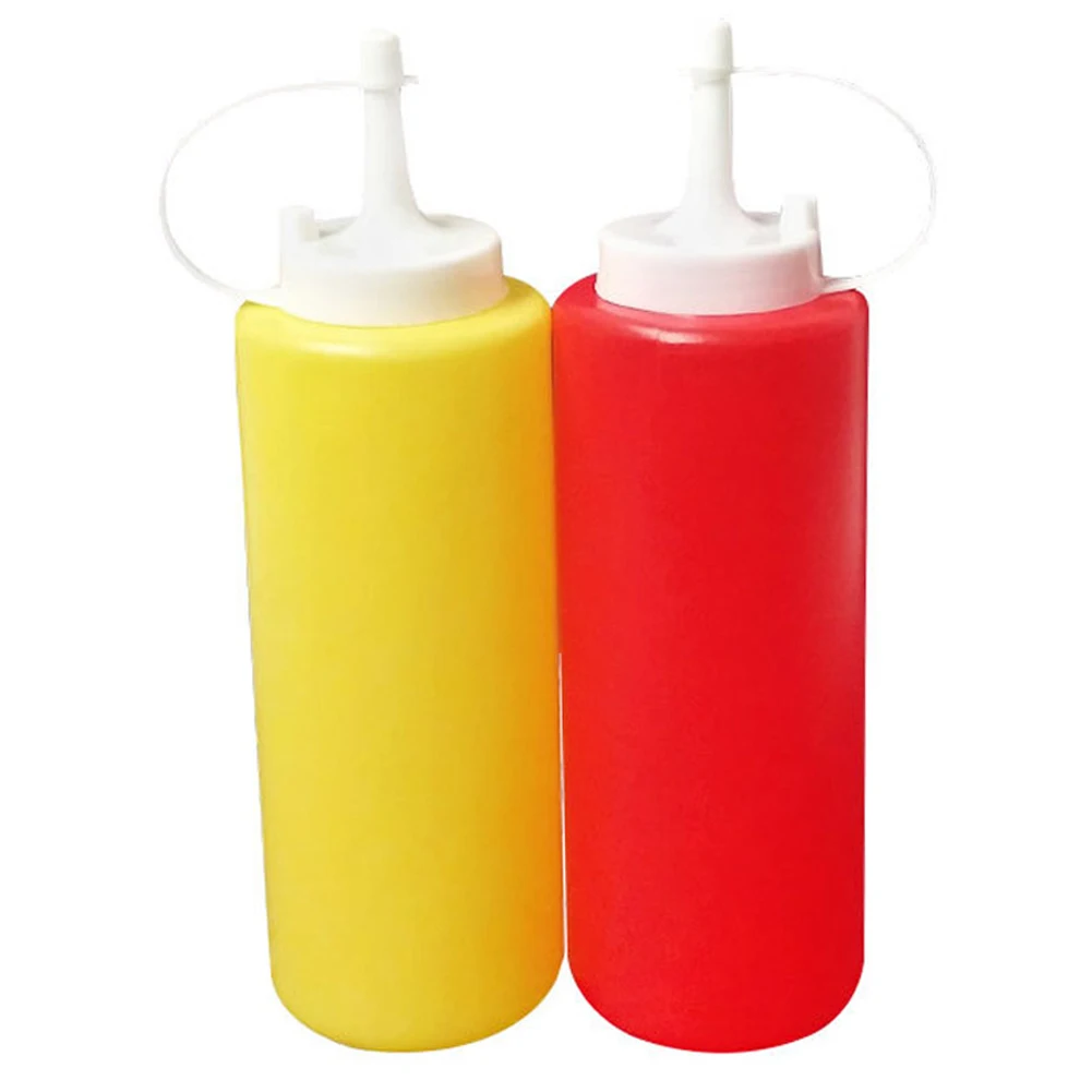 350ml 2PCS Plastic Bake Pumpkin Kitchen Supplies Restaurant Cruet Bottle - Цвет: 350ml