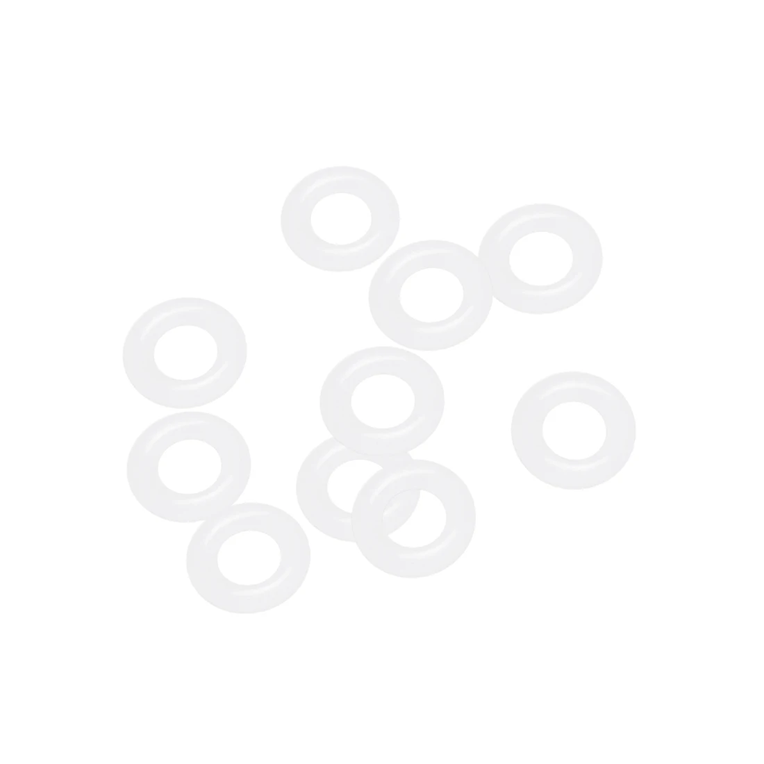 

uxcell Silicone O-Rings 10mm OD, 5.2mm Inner Diameter, 2.4mm Width, Seal Gasket White 10Pcs
