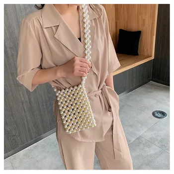 

Luxury pearl Bags For Women 2020 crossbody bag cell phone bag Designer Female Small Ladies elegant lady bag