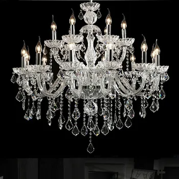 

Free Shipping Large crystal chandelier 18 Arms Luxury crystal light Fashion chandelier crystal light Modern Large chandeliers