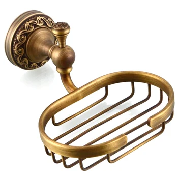 

Soap Basket Antique Brass Wall Hook Retro Home Decoration Bathroom Pendan