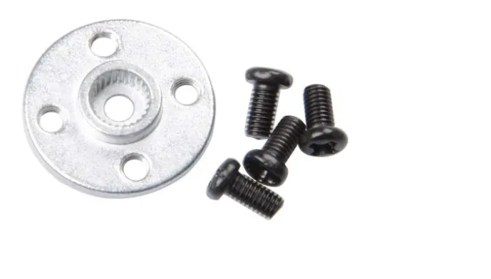 

Small round Palte Robot Only MG995 MG996 25T Standard Steering Gear Universal Metal Rudder