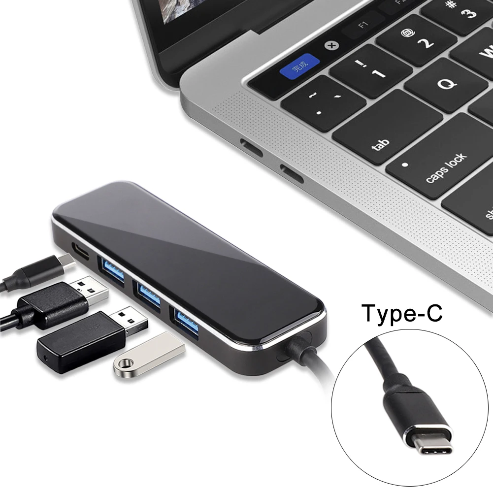 USB C TO USB3.0x3 PD USB C концентратор type C до 4K HDMI концентратор USB 3,0 адаптер PD зарядный порт SD3.0 ридер Rj45 адаптер для MacBook Pro samsung huawei P20 - Цвет: USB C TO USB3.0x3 PD