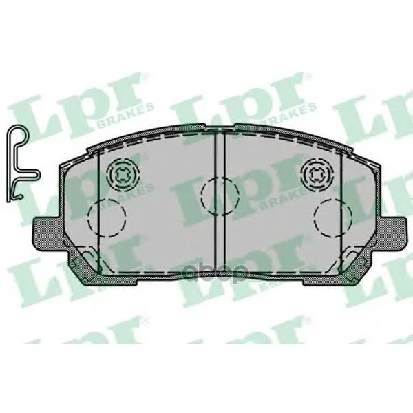 Колодки Тормозные Lexus Rx300 00-01 Передние Lpr 05p1516 Lpr арт. 05P1516