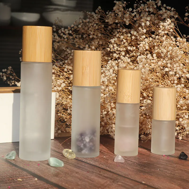 

CBD Oil 1oz Cosmetic Bamboo Lotion Glass Bottle Packaging Serum Bottle With Bamboo Pump Caps, Bamboo Perfume Bottles 150Ml 100Ml