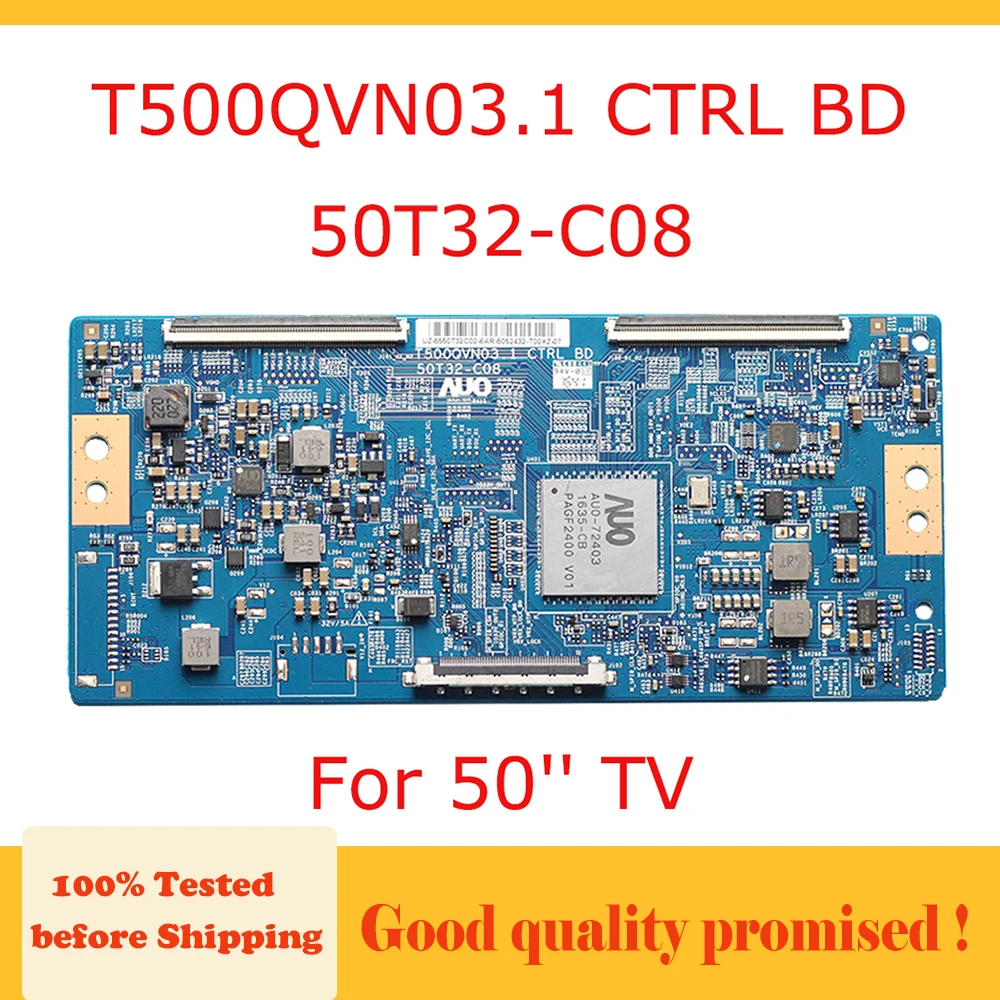 

Плата tcon T500QVN03.1 CTRL BD 50T32-C08, 50 дюймов, Логическая плата для телевизора 50 дюймов, профессиональный тест, бесплатная доставка, T500QVN03.1 50T32-C08