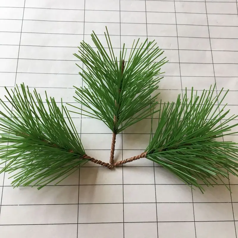 

50pcs Home Decor Artificial Pine Needles Branches Plants Xmas Tree Decoration YYY8128