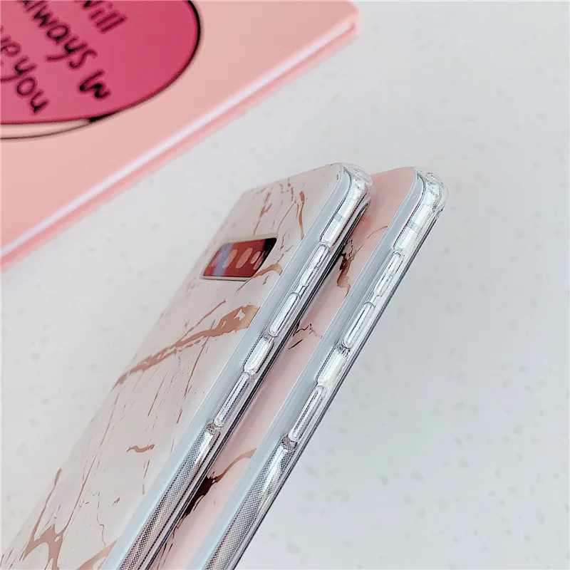 Абстрактный Мрамор текстура чехол для телефона для samsung S10 плюс S8 S9 S10E Note 8 Примечание 10 9 8 A40 A50 A70 чехол на заднюю часть, роскошный мягкий чехол s