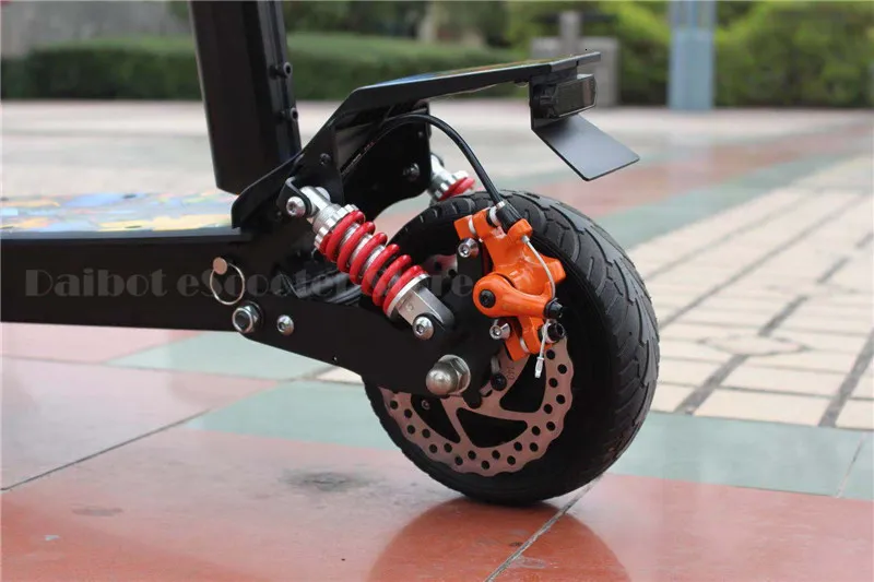 Daibot Folding Electric Bike Adults 2 Wheels Electric Scooters Electric Scooter Seat With Double SuspensionBrake System (15)