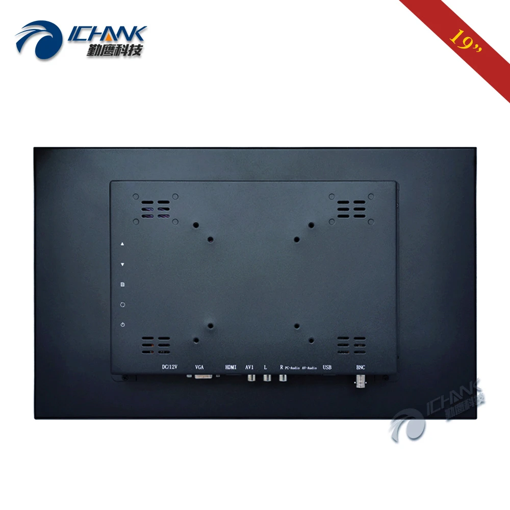 Промышленный сенсорный ЖК экран 1440x900 16:10 металлический корпус HDMI VGA USB|industrial touch