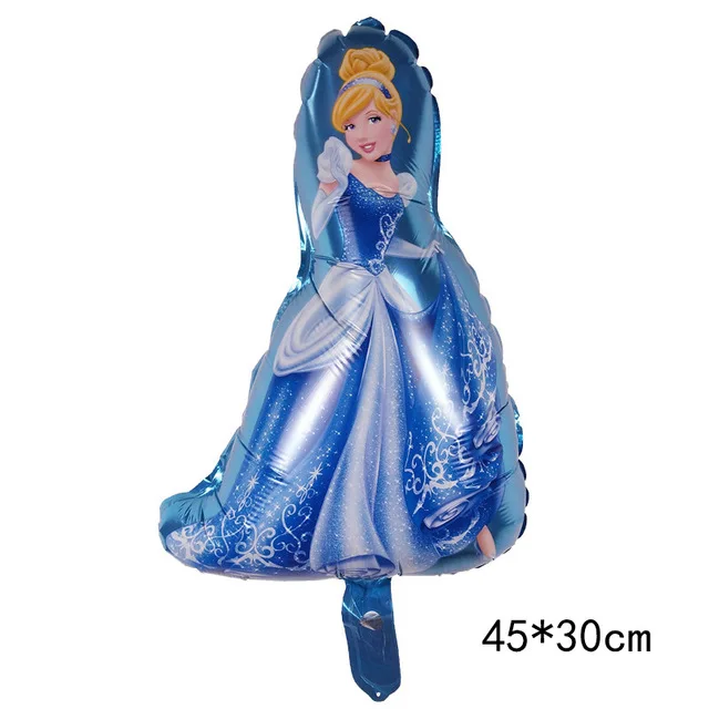 Elsa Anna Princess Snow White Cinderella Balloons Birthday Party decorations Kids Toys Wedding party supplies Helium Balloons