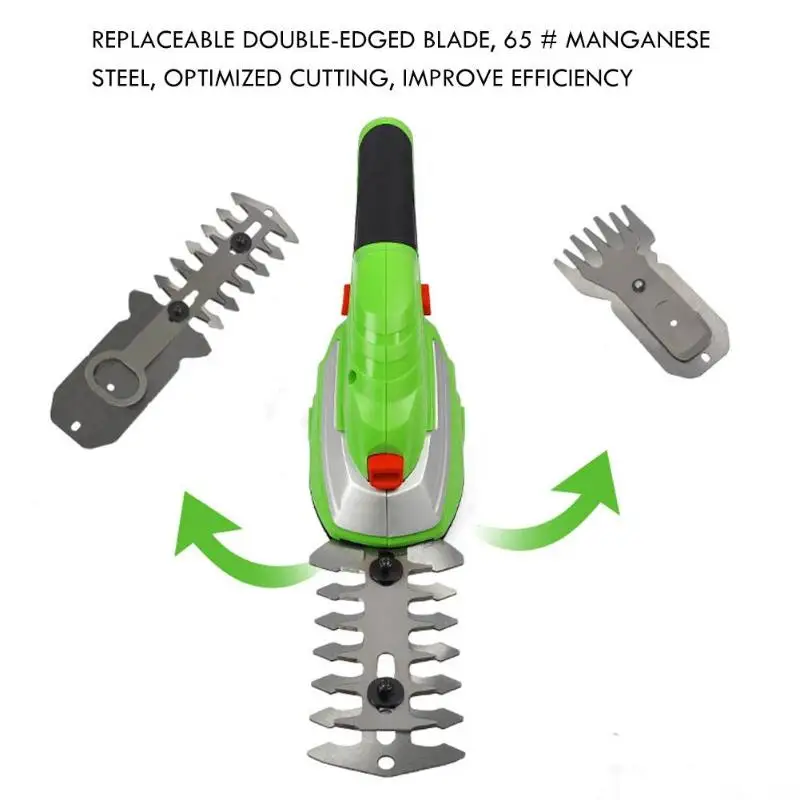Cordless Electric Lawn Mower Set Weeding Scissors Home Garden Grass Trimmer Optimum Cutting and Improve Efficiency