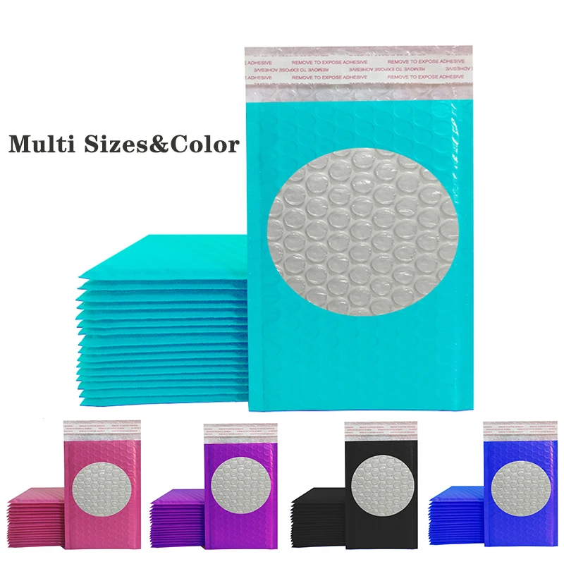 

10PCS Colorful Poly Bubble Mailer Padded Envelopes Self Seal Mailing bag bubble envelope Package bag gift bag Storage Envelopes