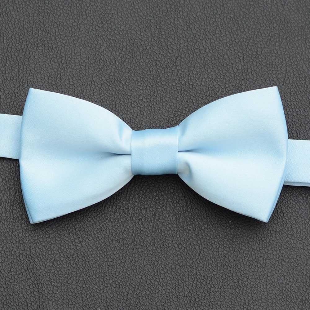 Сплошной цвет дети мальчик галстук-бабочка для девочки галстук подарок мода для свадьбы школьные Вечерние