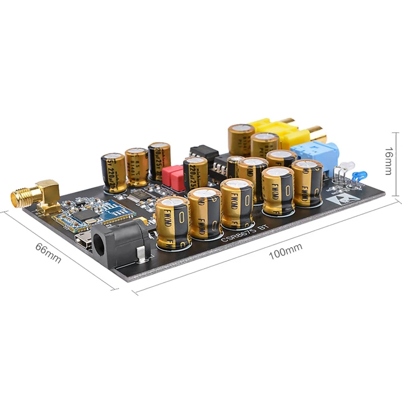 Csr8675 Aptx Hd Bluetooth 5,0 беспроводной приемник Pcm5102A ies Dac декодирование без потерь поддержка 24 бит с антенной