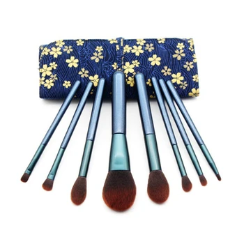 

LIMY 8 in 1 Beginner Wooden Handle Multi-functional Makeup Brush foundation brush makeup brushes