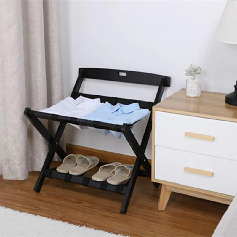 Hotel Room Furniture Solid Wood Luggage 