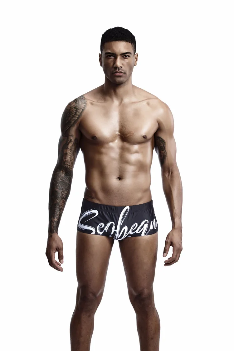 Seobean Мужская одежда для плавания Maillot De Bain мужские купальные костюмы Боксеры шорты сексуальные плавки мужские плавки пляжный костюм для серфинга Sunga