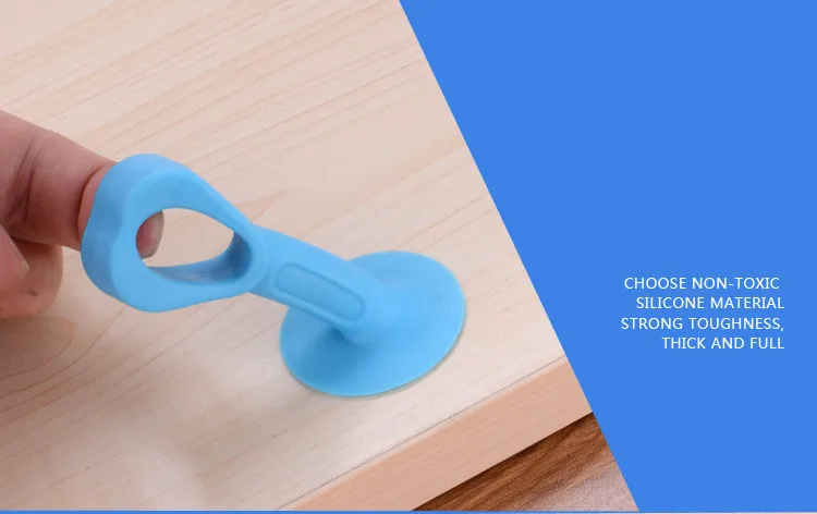 Gates & Doorways New Soft Rubber Pad To Protect The Wall Door Stopper Door Fender Anti-collision House Stopper