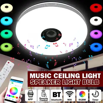 

Modern LED Ceiling Lights with Dimmable RGB bluetooth Music for Livingroom 36/72W APP Control Remote Control Lamp 110V/220V