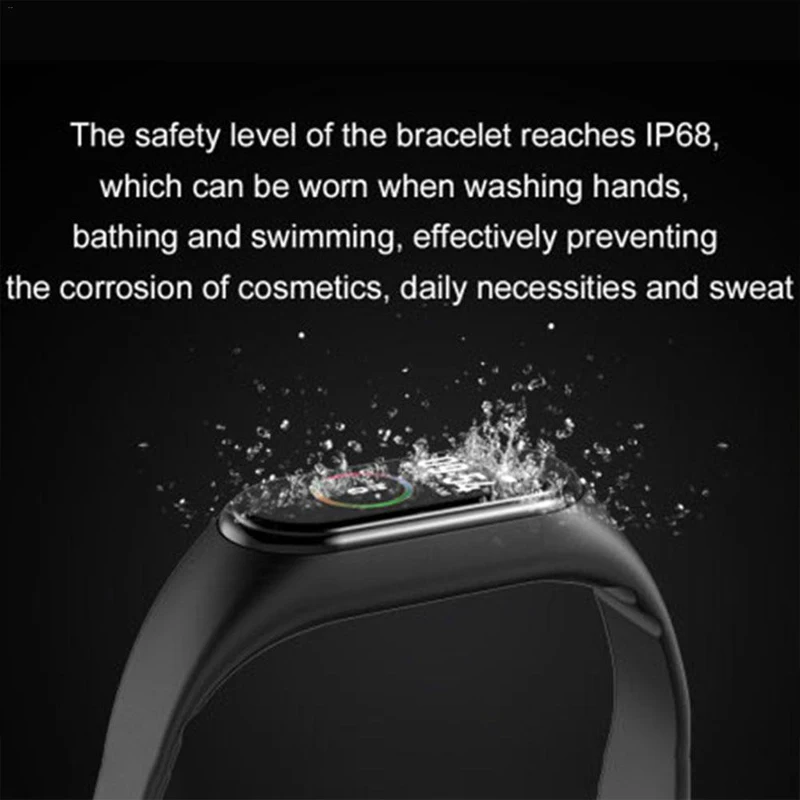 Смарт-часы Смарт-браслет мужские часы монитор сердечного ритма кровяное давление фитнес-трекер женские часы для IOS Android PK M3 M4