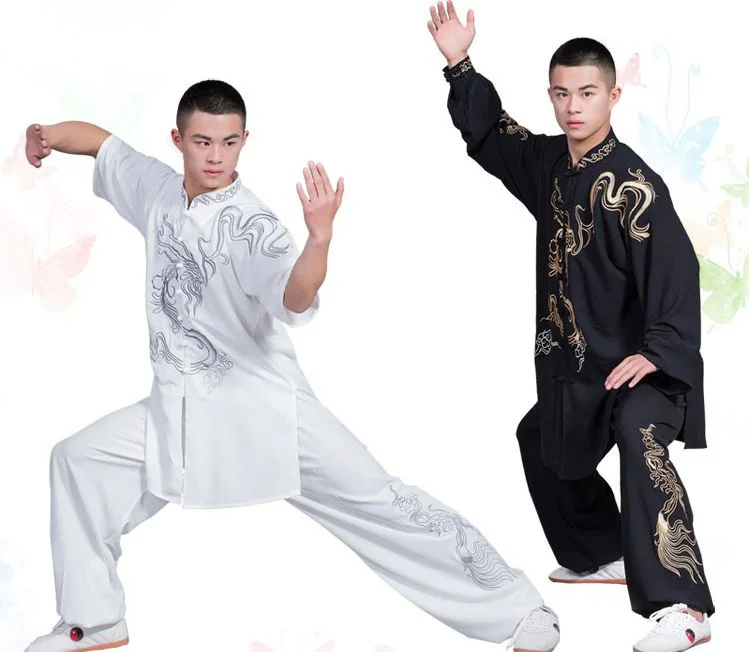 Униформа с вышивкой wushu униформа для боевых искусств Тай Чи тайджикван одежда