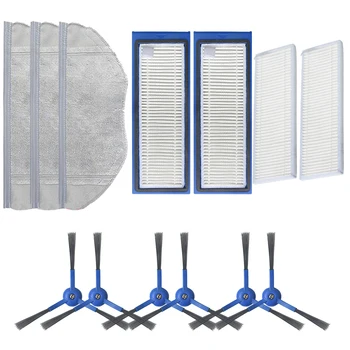 

Filter Side Brush Mop Cloth For Eufy RoboVac L70 Sweeping Robot Vacuum Cleaner 2*Blue Filters 2*White Filters 3*Mop Cloths