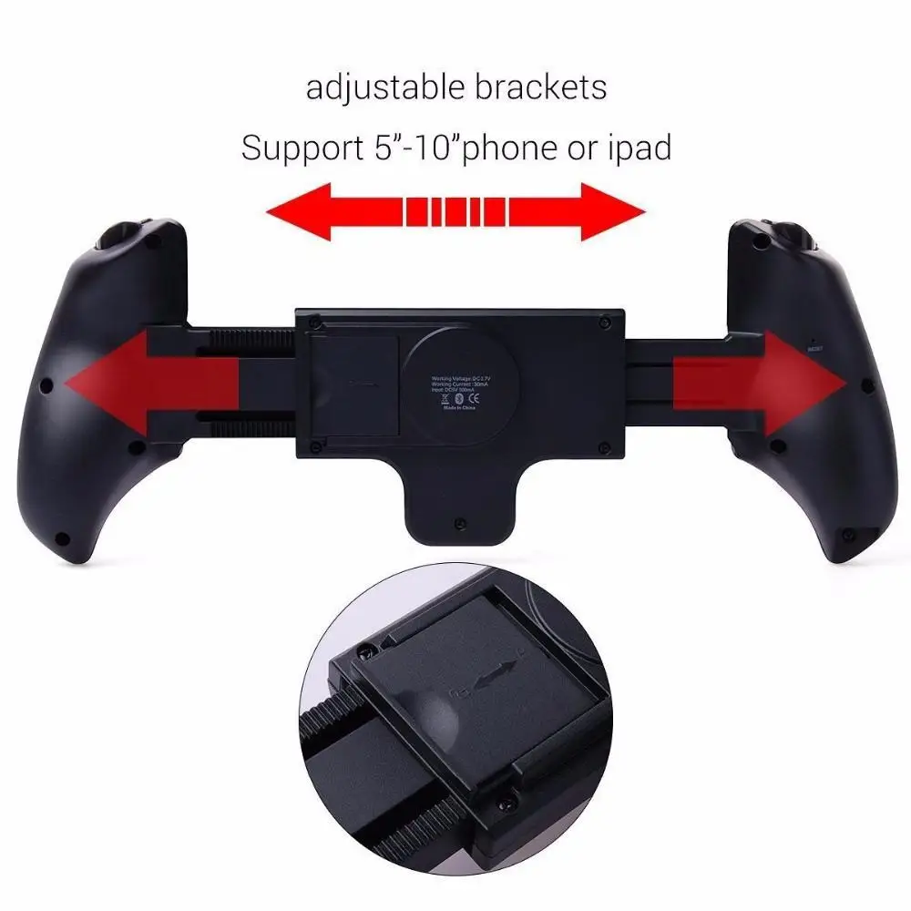 PG-9023 беспроводной джойстик Bluetooth Телескопический игровой контроллер геймпад для Android телефон планшет с ТВ ПК