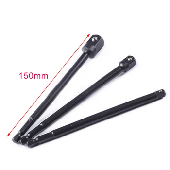 

3x1/4 3/8 1/2 Extension Drill Bit Bar Hex Socket Power Driver Shank Adapter