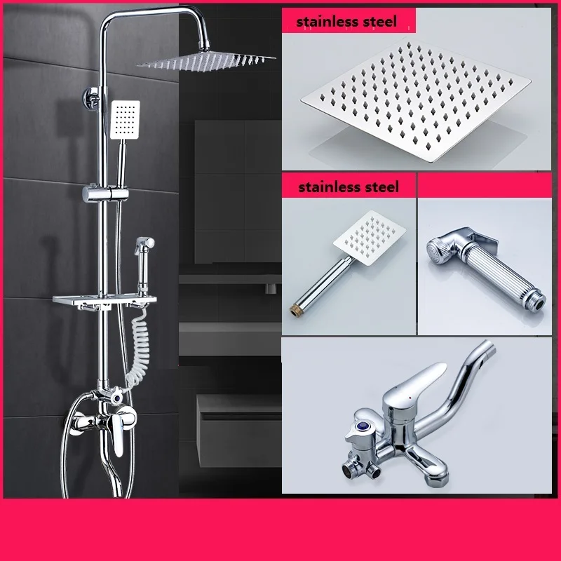 Набор для душа Regadera Douchette, timna Salle De Bain Conjunto Preto Prysznic Ducha Douche Do Banheiro Chuveiro Eletrico
