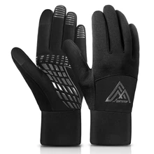 MOVTOTOP зимние спортивные перчатки, теплые зимние лыжные перчатки с функцией сенсорного экрана, подходят как для мужчин, так и для женщин