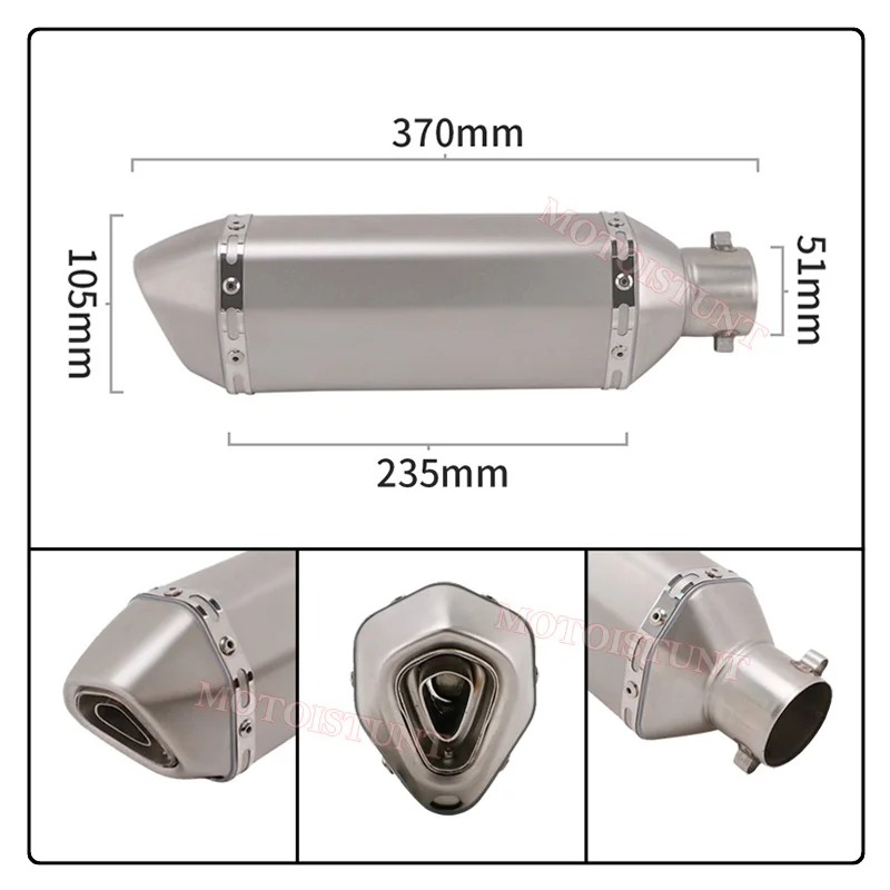 For Honda PCX125 PCX150 PCX 125 150 2011-2017 Full Exhaust System Silencieux Escape Moto DB Killer Front Link Pipe Scooter Bike - Image 5