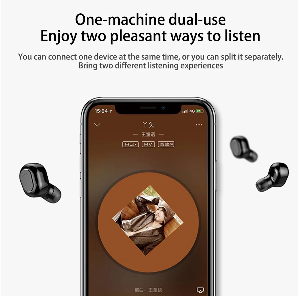 M8W Портативный цифровой дисплей TWS HD вызов наушник Bluetooth 5,0 беспроводные наушники-вкладыши спортивные наушники для IPhone Android samsung