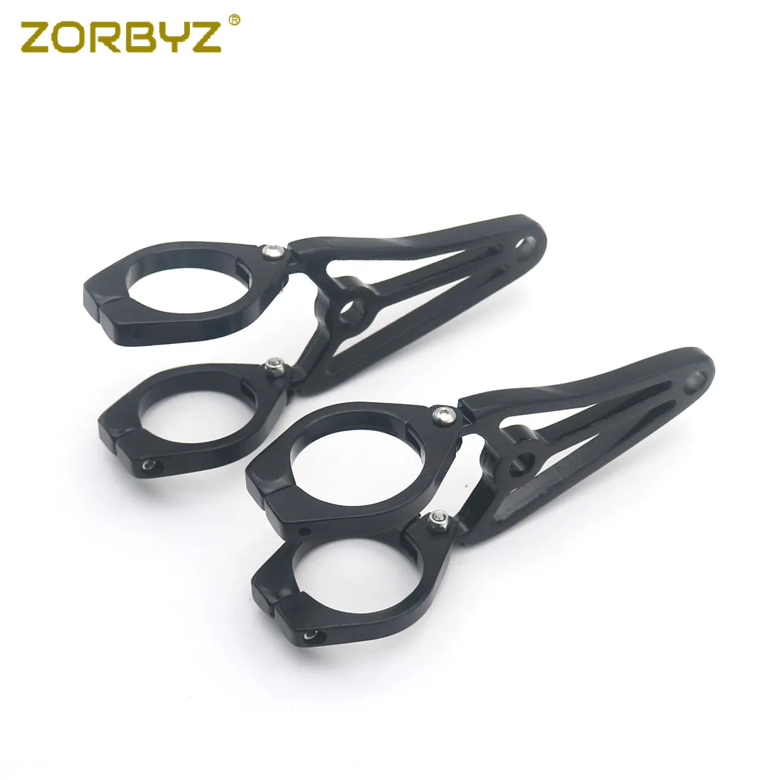 ZORBYZ 41 мм черный металлический кронштейн для передней фары вилка поворотные
