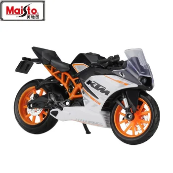 

MAISTO 1:18 KTM RC 390 Diecasts Motorcycles Simulation Alloy Model with Base for Kids Metal Toy Decoration Holiday Gifts