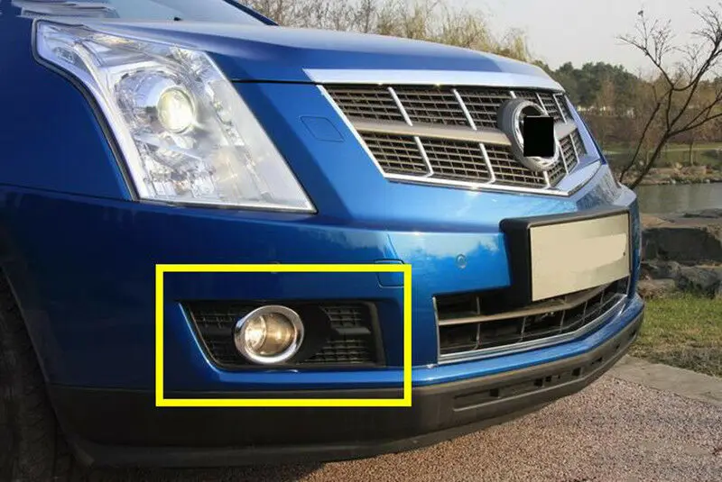 Для Cadillac SRX 2011- 2 шт передние противотуманные фары держатель фары передняя противотуманная фара крышка автомобиля модификация автомобильные аксессуары