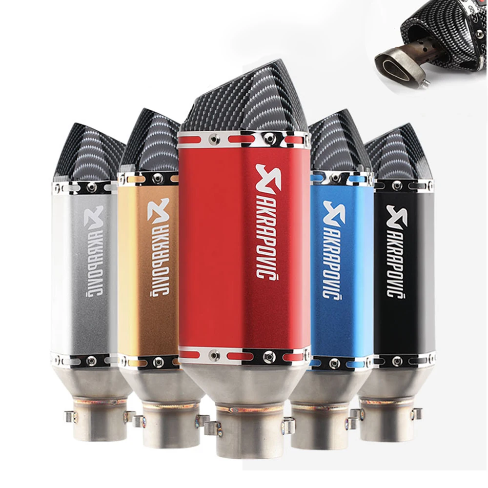 Akrapovic 51 мм мотоциклы выхлопная труба дБ убийца для honda forza tracer 700 600 hornet cb600f gsx s1000