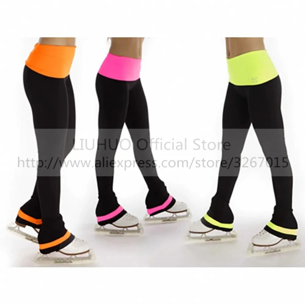 

LIUHUO Multicolor Ice Skating Pants Figure Trousers Warm Fleece Adult Child Competition Performance Dance Training Wear Kids
