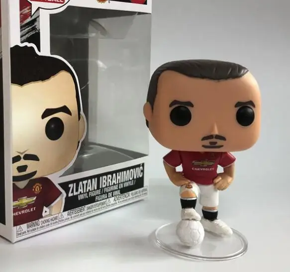 Funko Pop football Romelu Lukaku Златан Ибрагимович пол Погба робо Фирмино Мохамед Салах и Садио грива виниловые фигурки игрушки