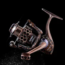 WALK FISH полностью Металлическая Рыболовная катушка, катушка для рыбы, катушка для серфинга, спиннинговая катушка для ловли карпа, спиннинговая катушка, тянущаяся 10 кг