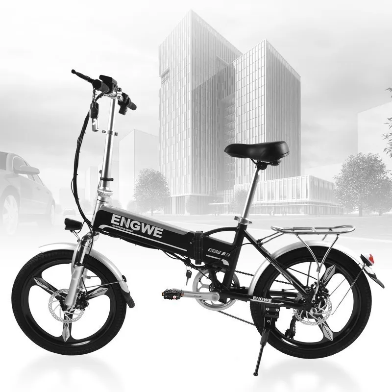 

MYATU Smart Folding Electric Bike 20 inch Mini Electric Bicycle Ebike 48V Lithium Battery Super Mini E Bike 30-40km Maximum Bat