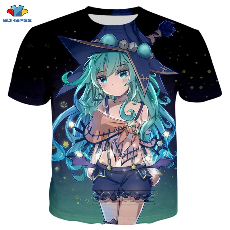

SONSPEE Anime Date A Live T Shirt 3D Print Men Fashion Short Sleeve T-Shirts Sweatshirt Women Harajuku Streetwear Summer Top