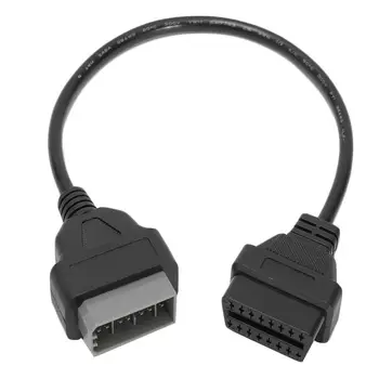 

14pin to OBD2 16pin Code Reader Diagnostic Scanner Connector Cable For Nissan