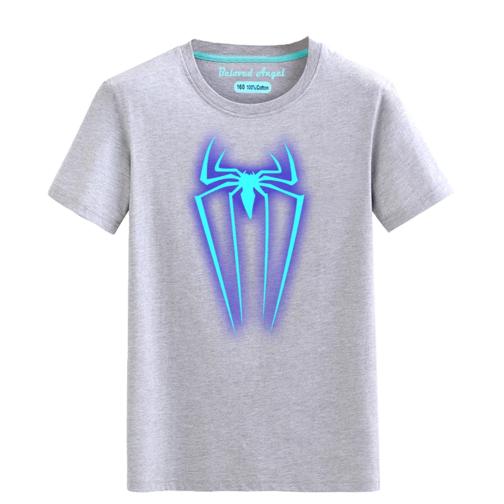 

2020 New Summer Children Boys Tshirt Clothing For Girls Cotton Cartoon Short Sleeve T-shirt Kids Casual Luminous Tops Tees