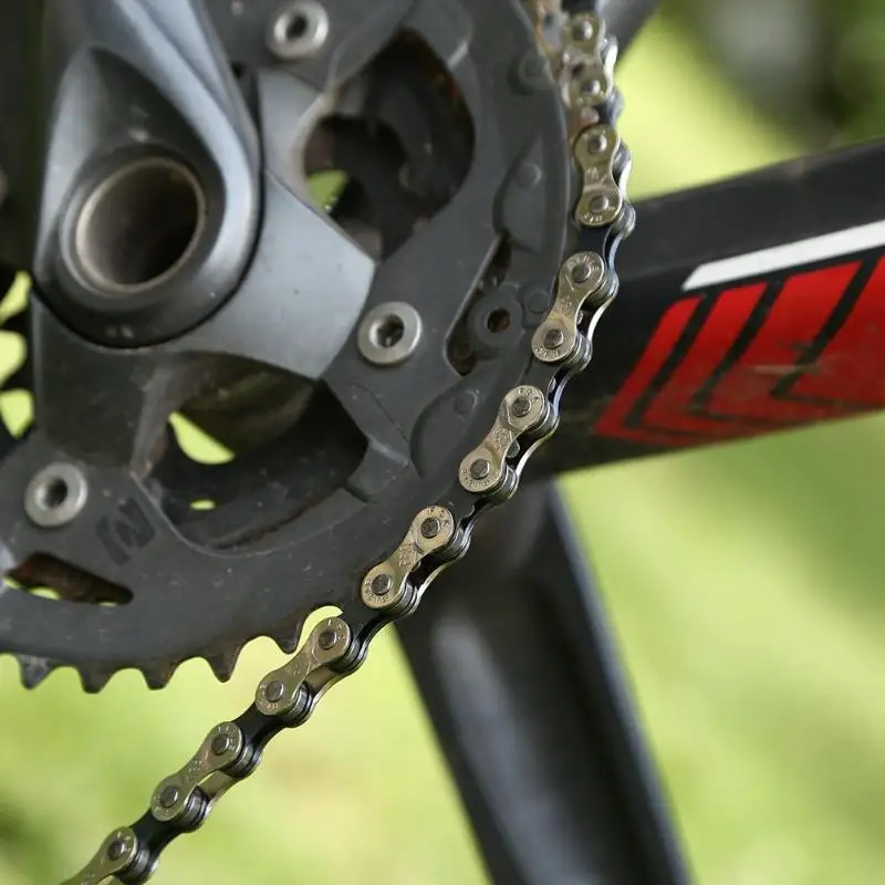 MTB горный велосипед 116 звеньев велосипедная цепь широкий спектр применения долгий срок службы прочное использование стрейч 18 скоростная цепь