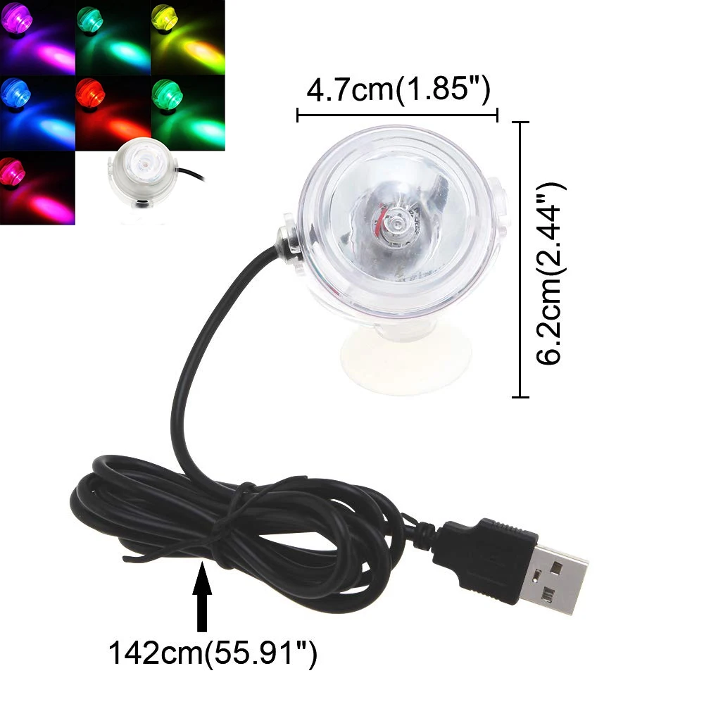 Extra 1 RGB lamp Вулкан для аквариума орнамент воздушный насос с светодиодный светильник воздуха Камень барботер для аквариума украшения - Цвет: Extra 1 RGB lamp