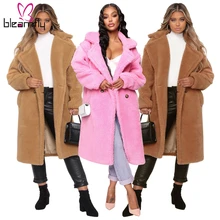 Женское теплое длинное пальто, Осень-зима, уличная одежда, отложной воротник, длинный рукав, на пуговицах, верхняя одежда,, женская уличная одежда